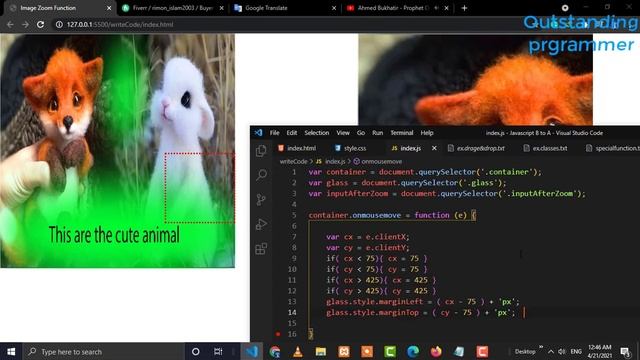 Zoom Image with amazon functionalities [2021] | Outstanding programmer | смотреть онлайн