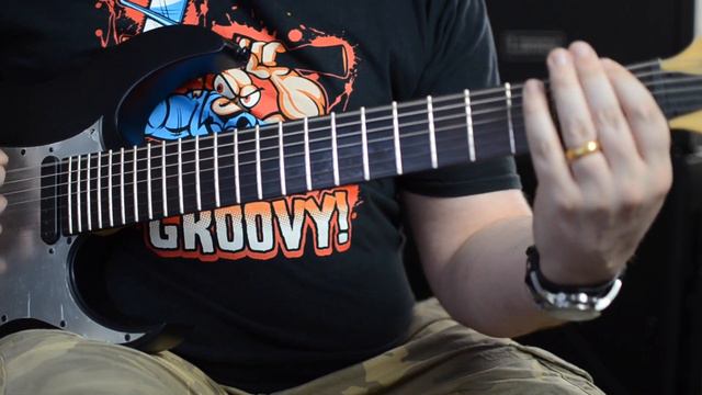 Ibanez Guitar Ibanez Apex20 7 string playthrough смотреть онлайн