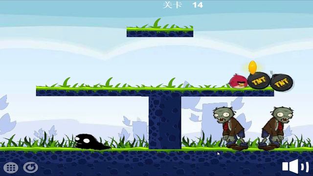 Angry Birds Fry Zombies - TERENCE KICK ALL TNT TO BURN ZOMBIES ALL LEVELS! смотреть онлайн