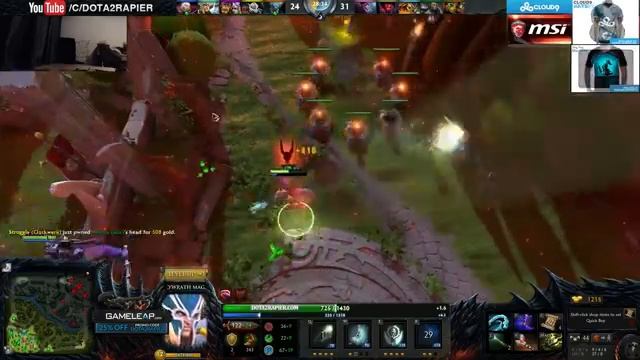 SingSing Dota 2 - Cliff Jungling Invoker Gege смотреть онлайн