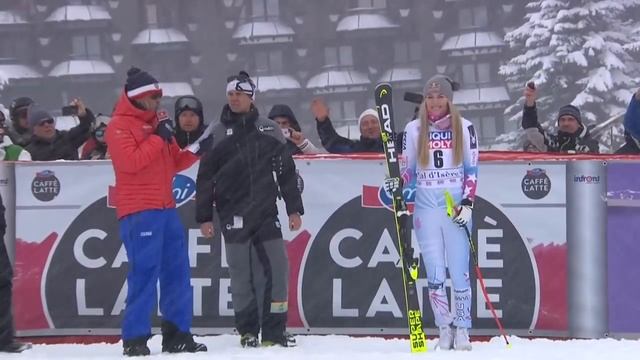 Lindsey Vonn Wins Her 78th World Cup - Val d' Isere Super G - 2017 смотреть онлайн