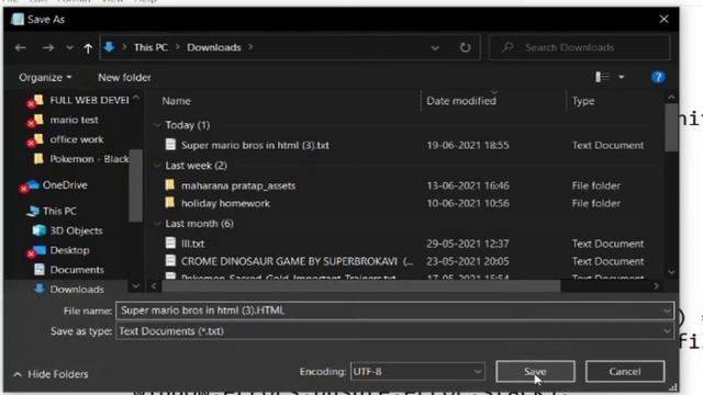 How to Make Super Mario Bros Game In Notepad - Html , In Just 1 Min With Easy Notepad Coding смотреть онлайн