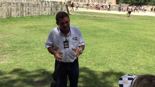 Chichen Itza, ball game explanation, Juego de pelota explicación смотреть онлайн