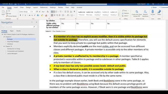 CIS18A Unit 5 Lecture Part 1: Packages, Interface смотреть онлайн