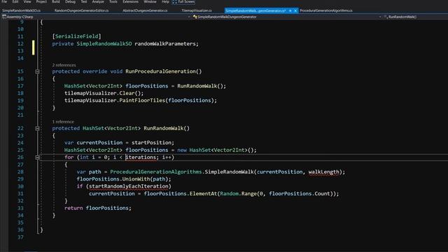 Saving parameters to scriptable object - P8 - Unity Procedural Generation of a 2D Dungeon смотреть онлайн