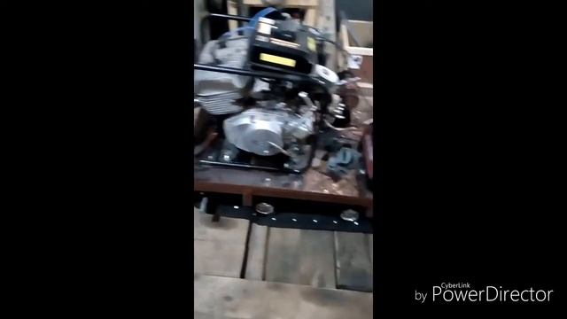 Самодельный мотобуксировщик