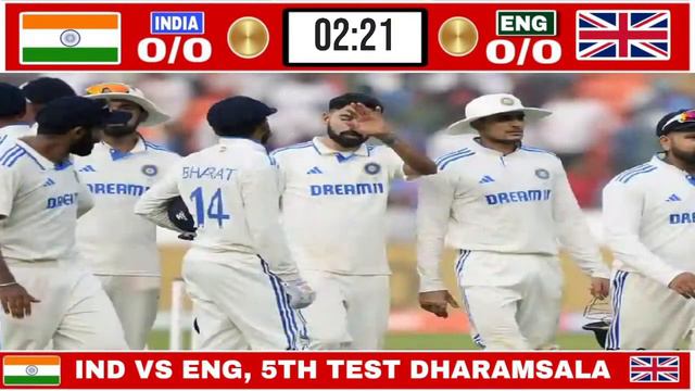 🔴India vs England 5th Test Live Scores Day 1 | IND vs ENG 5th Test Live Score & Commentary Day 1 смотреть онлайн