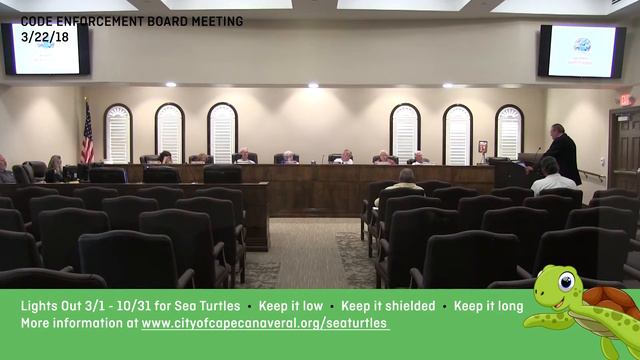 Recording of the Code Enforcement Board Meeting - 3/22/18 смотреть онлайн