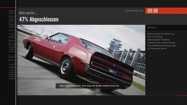 Forza Motorsport 4 German disc 2 install screen (Xbox 360) смотреть онлайн