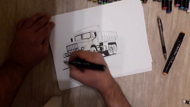 Как нарисовать КраЗ смотреть онлайн