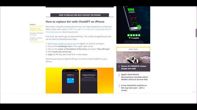 Turn Siri into ChatGPT | Full Derail with All the Steps | Siri Assistant ko ChatGPT Me Change Karen смотреть онлайн