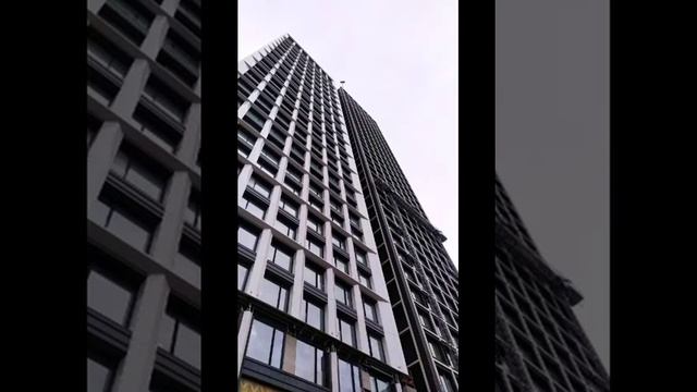Отделка фасада композитными панелями. Ремонт фасада.Вентилируемый фасад. #стройвсеподряд #фасад смотреть онлайн