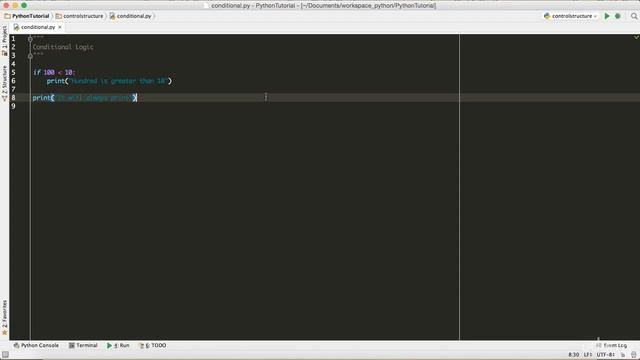 Conditional Logic If Else Conditions - Learn Python 3 Lesson 28 смотреть онлайн