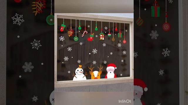 Зимний декор окон и дверей. НОВОГОДНИЙ ДЕКОР ОКНА СВОИМИ РУКАМИ. смотреть онлайн