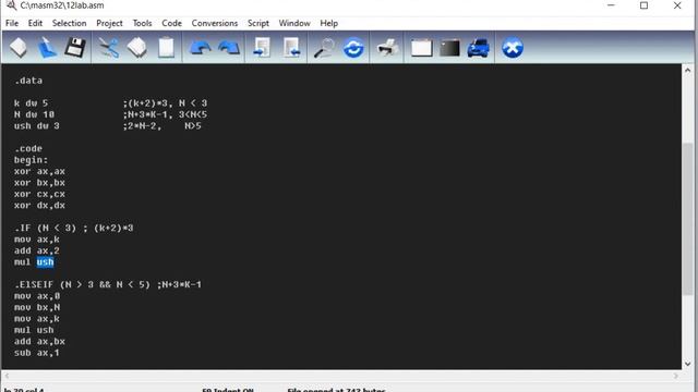 12.Ассемблер тілінде шартты ассемблерлеуді (Conditional assembling) қолданып есептер шығару смотреть онлайн