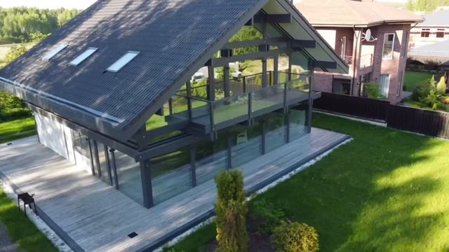 Панорамное остекление в фахверке смотреть онлайн