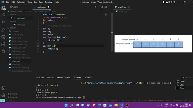 Day 5 Adding and deleting an element from an array | pop and push смотреть онлайн