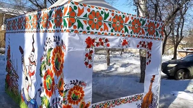 Экспресс шатер 2,7х4 с логотипами смотреть онлайн