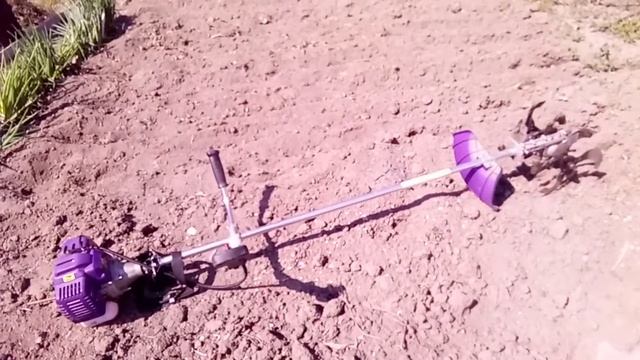 Обзор бензокосилки с насадкой для вспашки грядок смотреть онлайн