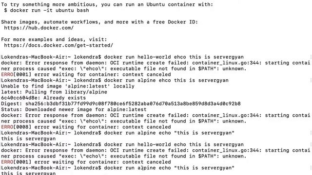 How to over-ride default command with docker container смотреть онлайн