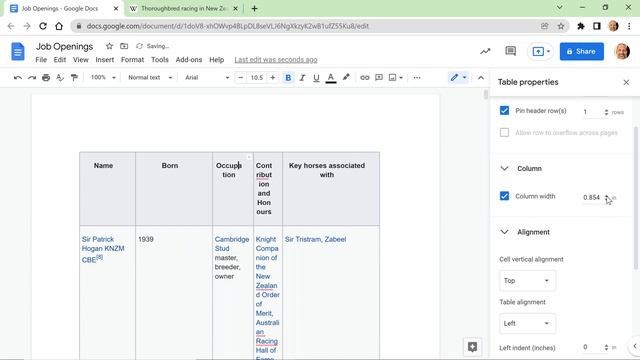 Google Docs - Customizing your Tables - New 2022 смотреть онлайн