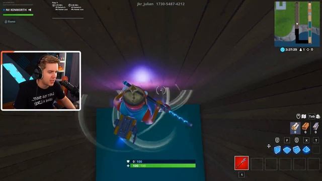 IMPOSSIBLE to FAIL Low Gravity 50 Level Deathrun! (Fortnite Creative Mode) смотреть онлайн