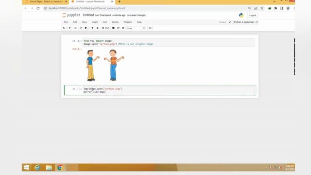 Image transpose method mirror view in Python OpenCv смотреть онлайн