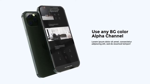 Mockup on iPhone 13 for Video App Promo - After Effects Template смотреть онлайн