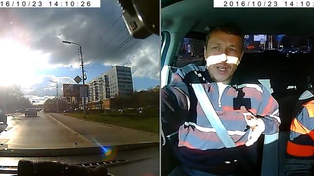 Экзаменационный маршрут г Рязань Часть 2 смотреть онлайн