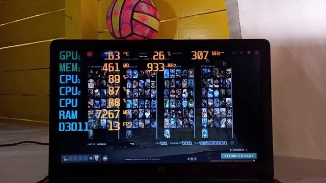 DOTA 2 (AMD A6, Radeon R4 Graphics) Low End Laptop (512MB) смотреть онлайн