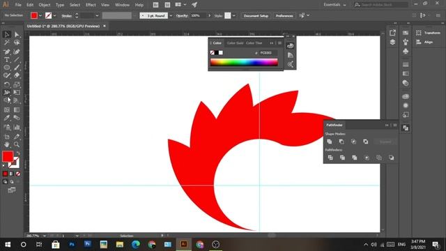 How to create professional logo in Illustrator easy way for beginers смотреть онлайн