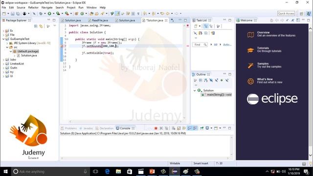 Java SWING - JFrame | How to create | some methods | Java | GUI | OOP | Judemy | Bangla | Tutoria смотреть онлайн