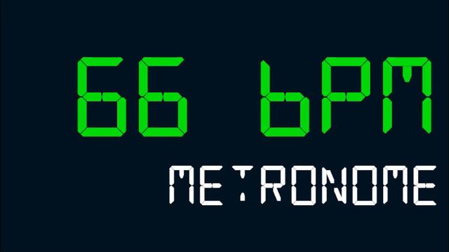 66 BPM (Beats Per Minute) Metronome смотреть онлайн