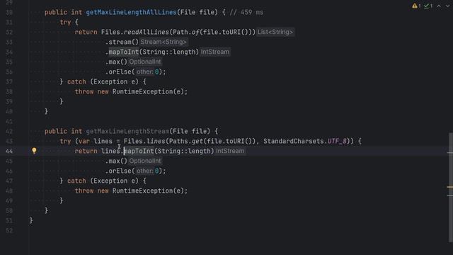Как прочитать большой текстовый файл на Java наиболее оптимальным образом смотреть онлайн