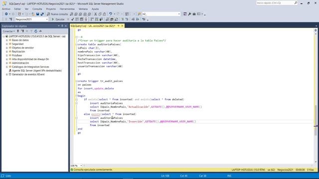 11 - BDA I - Desencadenadores (Triggers DML y DDL) смотреть онлайн