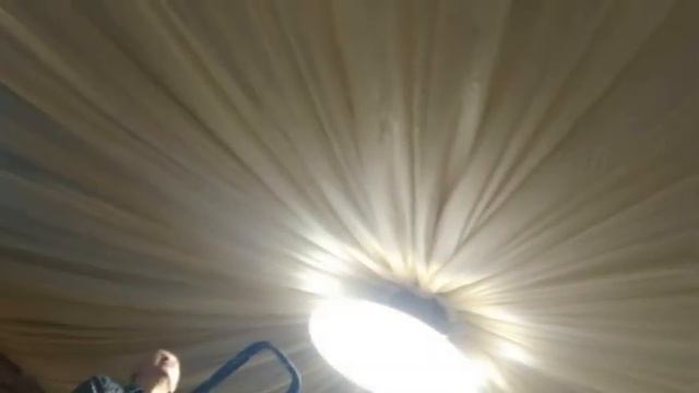 Потолок c драпировкой из ткани. Установка потолков смотреть онлайн