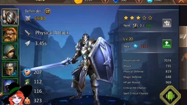 Обзор от Ведьмы игры DUNGEON & HEROES для android!Герои меча и магии в новом формате.RPG стратегия