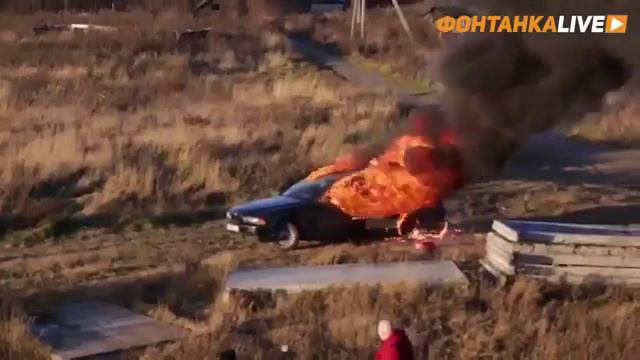 Стас Барецкий сжёг свой BMW ШОК 2015 смотреть онлайн
