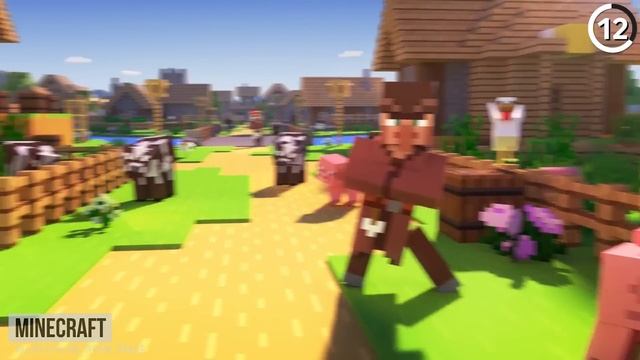 Minecraft Trailer VS Reality Things смотреть онлайн