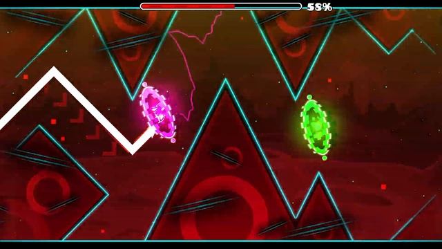 Geometry Dash - DeaDrop (Easy demon) coins l 2.11 смотреть онлайн