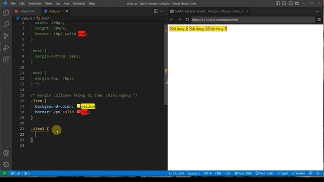 45. Giải thích CSS Margin Collapse và cách khắc phục căn bản смотреть онлайн