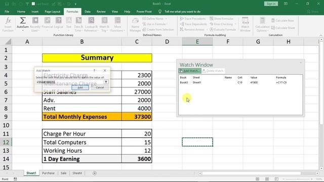 Properly Use Watch Window in Excel ( Bonus Trick ) - Excel user Should Know смотреть онлайн