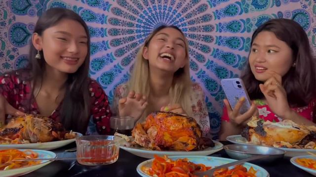 ROOM DECOR + MY FIRST EVER MUKBANG🤤+ TONGUE TWISTER GAME😂| Ft. Sisters |FUN|❤️ | Laxmi Shrestha | смотреть онлайн