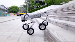 Всеми любимый робопес GO2, но.....НА КОЛЕСАХ