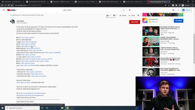 Fixing Photographers PC setup ➡ BEST Budget PC for Adobe Lightroom & Photoshop смотреть онлайн