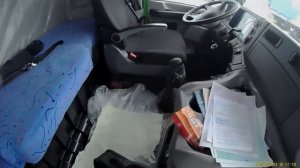 Краткий обзор кабины в салоне МАЗа 544028 /A brief overview of the cabin in the cabin of MAZ 544028