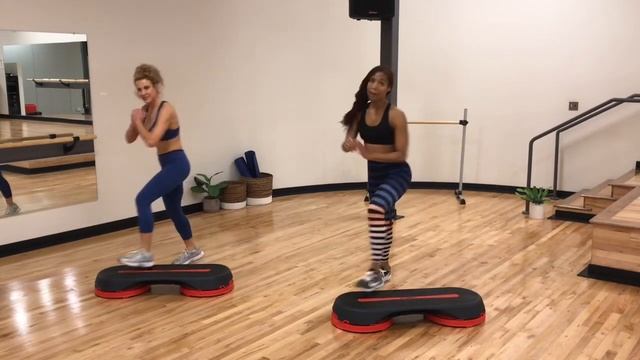 46 Minute Choreo Step, Abs & Buns Workout смотреть онлайн