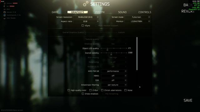 5900x 6900 Xt  '' Ofline '' Escape From Tarkov 4k FSR 1.0 Performance