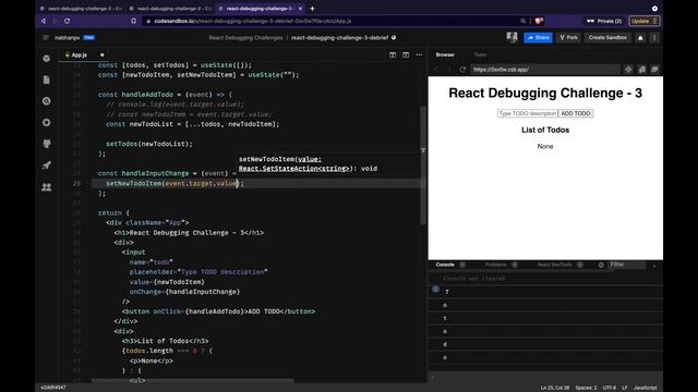 React Debugging Challenge #3 - Deconstructed! смотреть онлайн