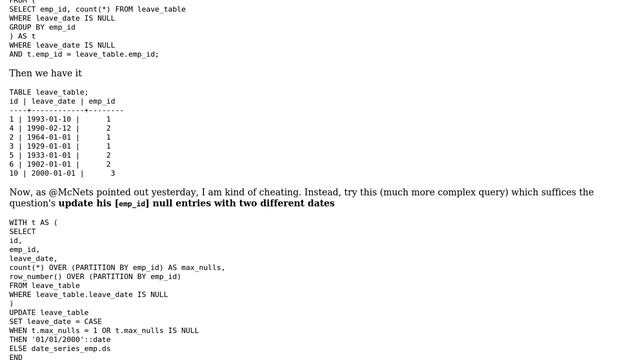 Databases: Updating a PostgreSQL Table With Different Random Dates (2 Solutions!!) смотреть онлайн